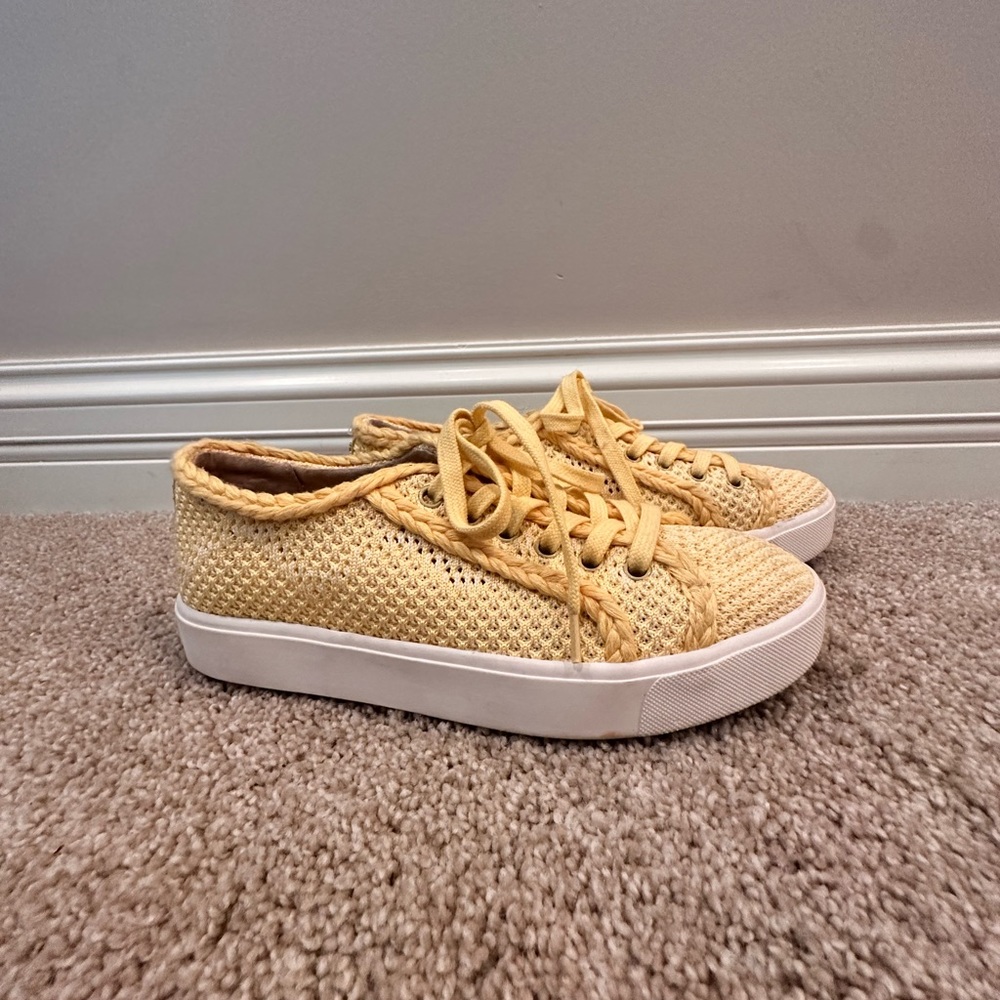 Sam Edelman Yellow Sneakers